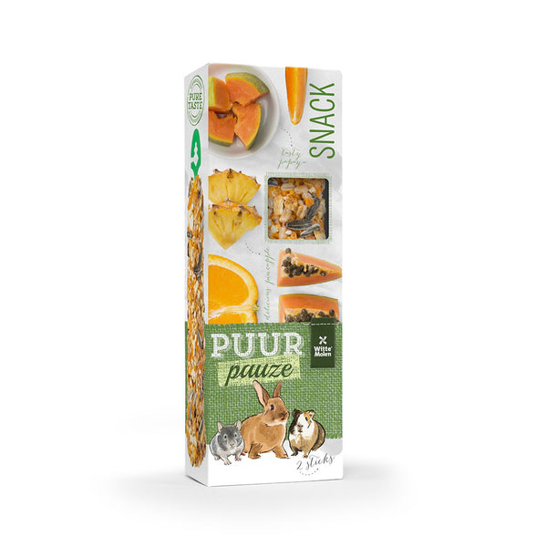 Puur Sticks Oranges/Papayas Rodents, 2pcs