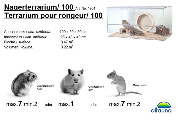 Terrarium pour rongeurs