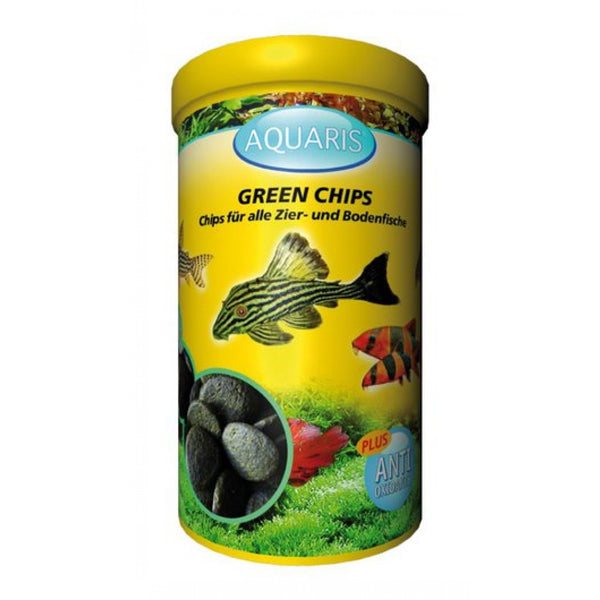 Aquaris Green Chips – Aquarienfischfutter für Welse