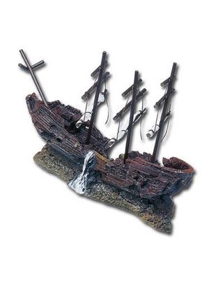 Galion bateau de ligne 28x8x8cm