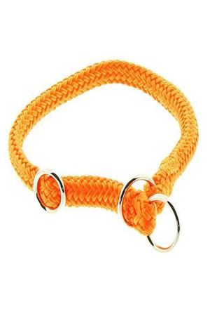 Collier/étrangleur Dino Poly., orange fluo