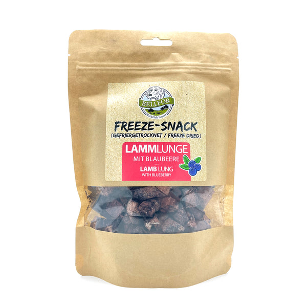 Bellfor Lammlunge with blueberry (Freeze-Snack)