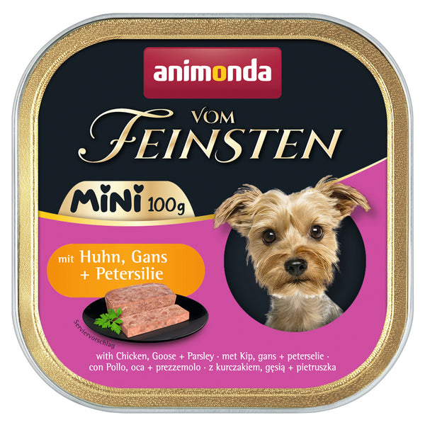 Animonda, Chien, V. Feinsten Mini,Poulet, Oie+Persil