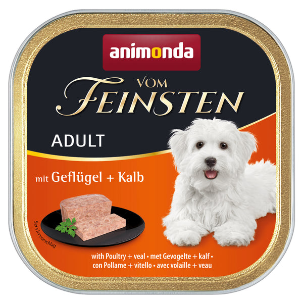 Animonda, Hund, Vom Feinsten Adult mit Geflügel + Kalbfleisch