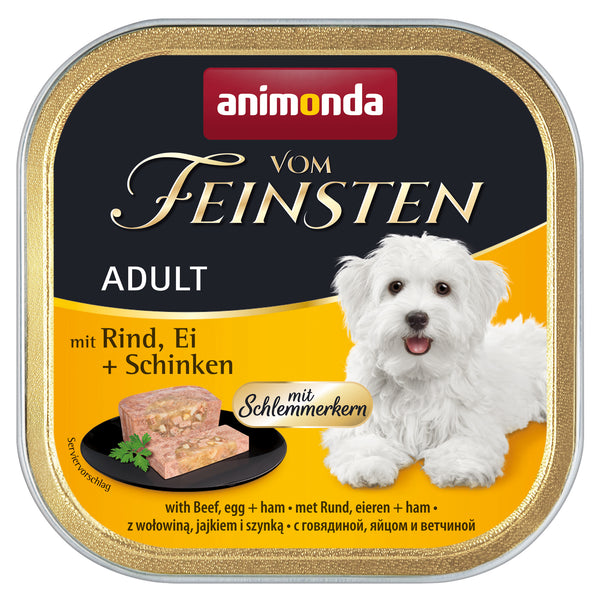 Animonda, Chien, v.Feinsten Kern, avec bœuf, œuf+jambon