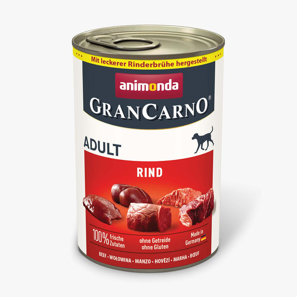 Animonda, Hund, GranCarno Adult mit reinem Rindfleisch