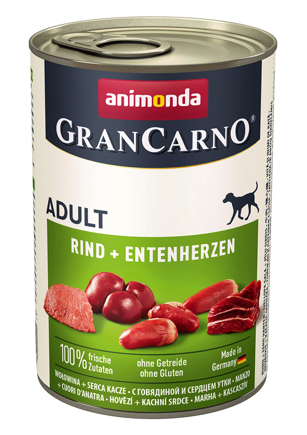 Animonda, Dog, GranCarno Adult beef + duck hearts