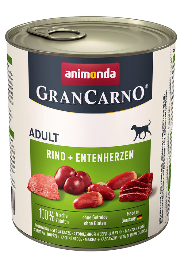 Animonda, Chien, GranCarno Adult bœuf + cœurs de canard