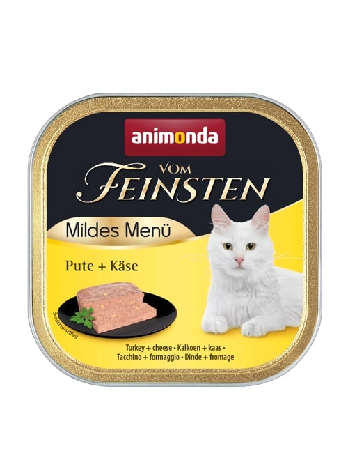 Animonda, die feinste kastrierte Katze mit Truthahn und Käse