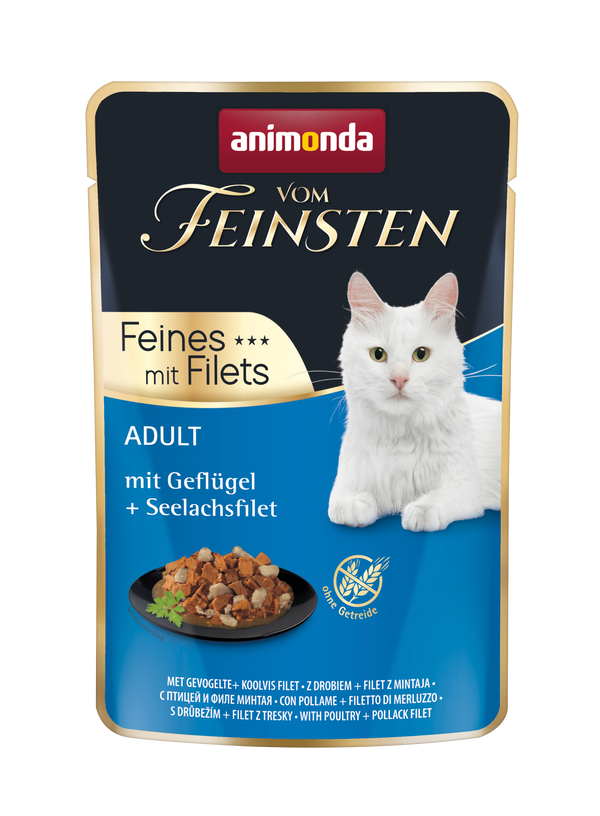 Animonda, Cat v.Feins., Adult, Freshness sachet, poultry + sucrose