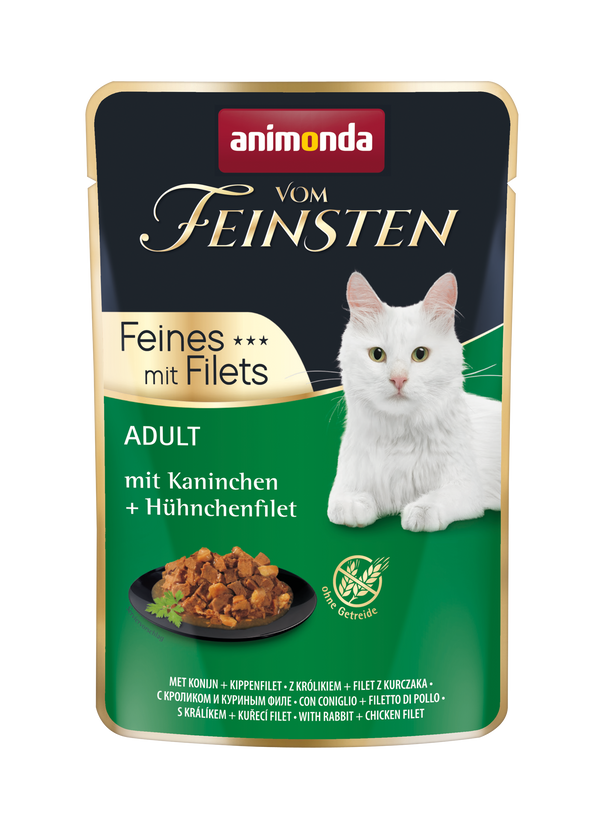 Animonda,Katze v.Feins.,Erwachsene,Frischfleisch,Kaninchen+Hähnchenfilet