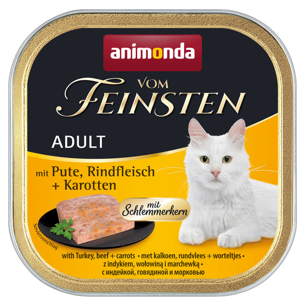 Animonda, Chat, Délicieux avec Dinde, Bœuf+Carotte.