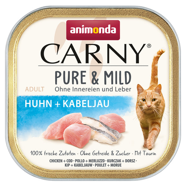 Animonda, Cat Ad. Carny Pure+Mild Chicken+Kabeljau