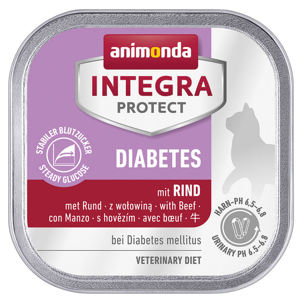 Animonda Integra, cat, diabetes, with beef