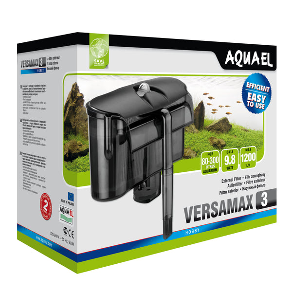 Aquael Versamax FZN-3, Filtre à dos