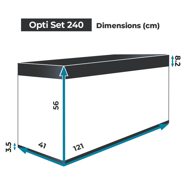 AQUARIUM SET OPTI SET BLANC 2.0