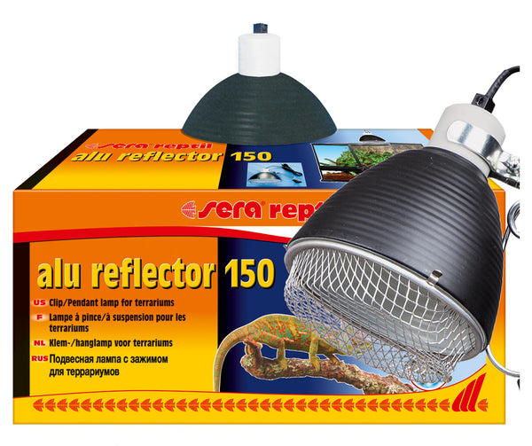 SERA reptil alu reflector avec grille de protection