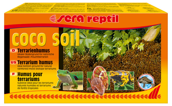 SERA reptil coco soil, humus pour terrarium