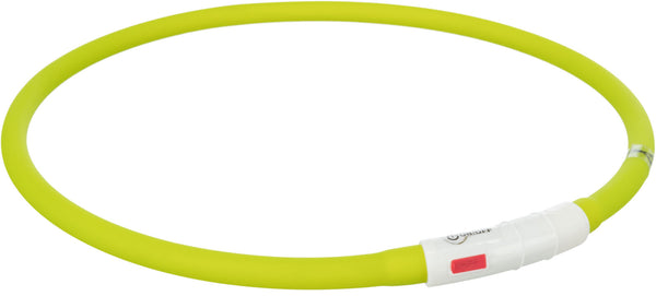 Anneau lumineux Flash USB, silicone, XS-XL : 70cm/ø 10mm, vert