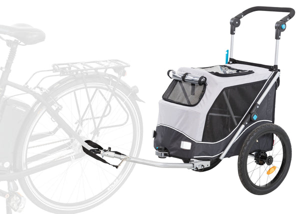 Bicycle trailer, foldable