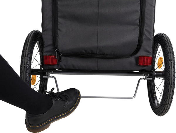 Bicycle trailer, foldable