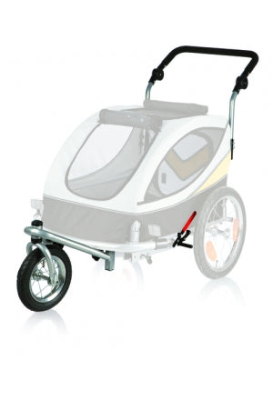 Jogger conversion kit for bike trailer