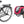 Bicycle trailer, black/red