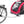 Bicycle trailer, black/red