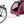 Bicycle trailer, black/red