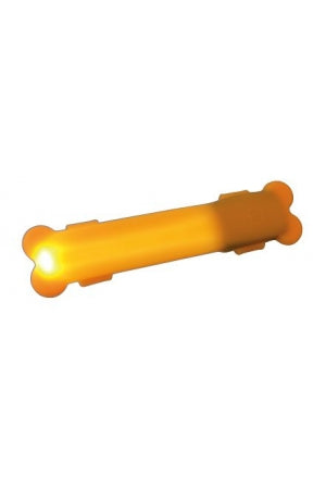 Flash-Band für Hunde, USB, 15 × 2,5 cm, orange