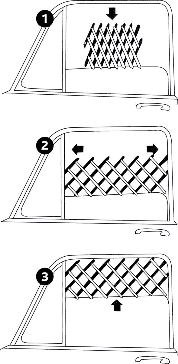 Grille d'air frais, plastique