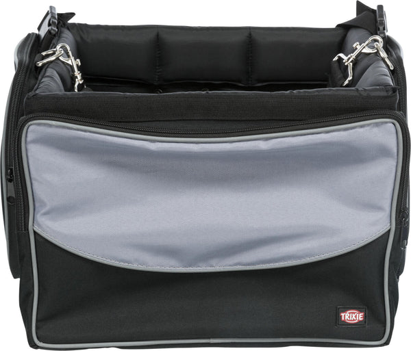 Front-Box for bicycles, 41×26×26cm, black/grey