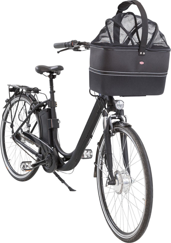 Front basket for bicycle, black