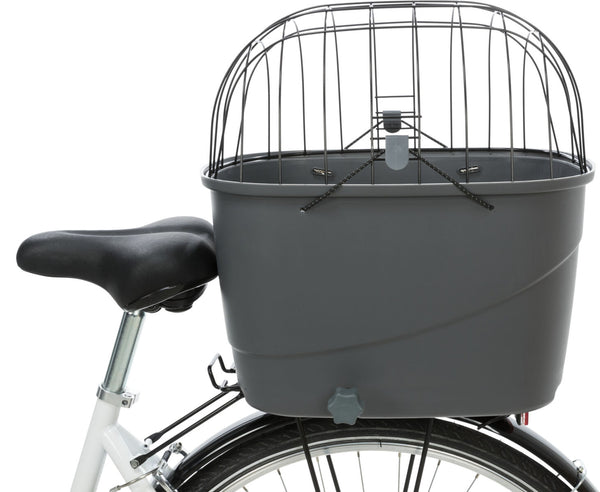 Bicycle basket for luggage rack, plastic/metal, 36×47×46cm