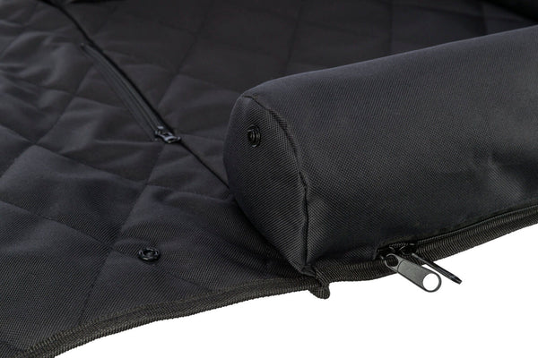 Car seat cover, 61×10×50 cm, black