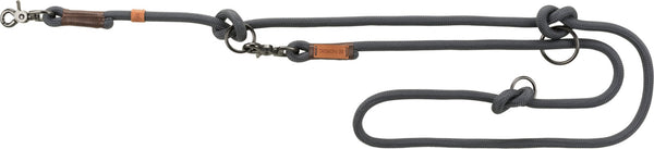 BE NORDIC V-leash, dark grey/brown