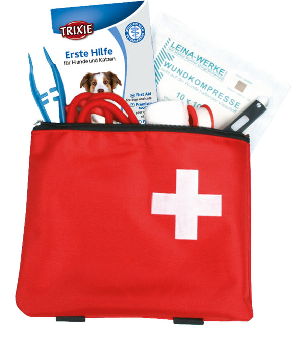 First aid kit for dogs and cats