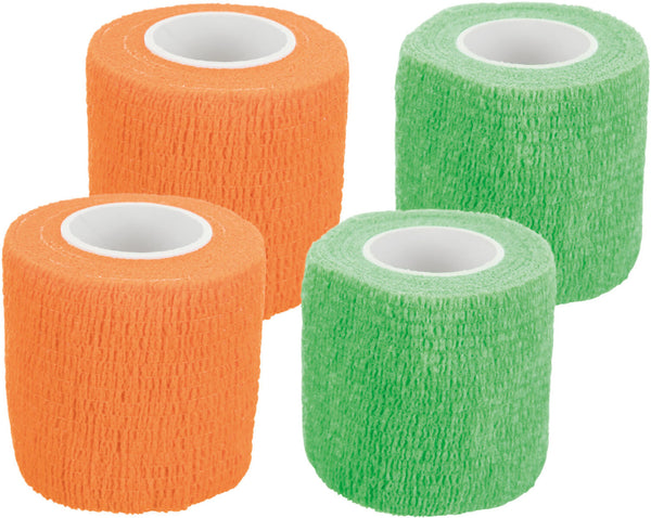 Bandages, auto-adhésifs, 5cm/4,5 m, 4 pces