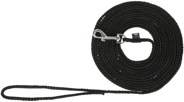 Tracking leash, nylon, black