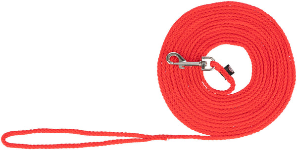 Tracking leash, nylon, red