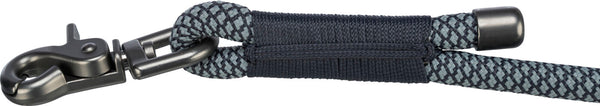 Laisse Soft Rope en V, noir/gris