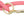 Soft Rope V-Leash, Red/Cream