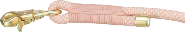 Soft Rope V-Leash, Pink/Light Pink