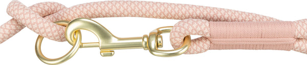 Laisse Soft Rope en V, rose/rose clair