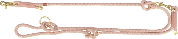 Laisse Soft Rope en V, rose/rose clair