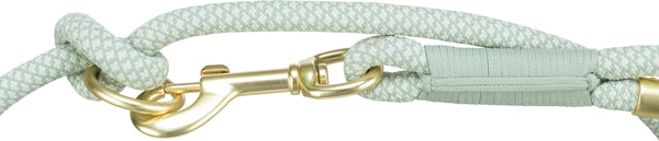 Soft Rope V-Leash, Sage/Mint