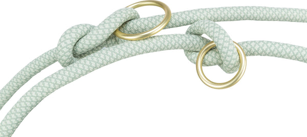 Soft Rope V-Leash, Sage/Mint