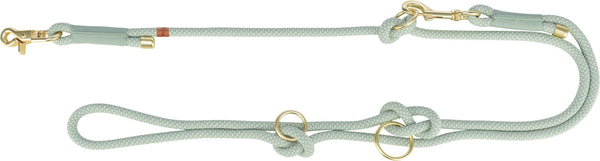 Soft Rope V-Leash, Sage/Mint