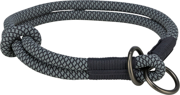 Soft Rope Strain Relief Collar, Black/Grey