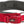 Premium collar, extra large, red/gray